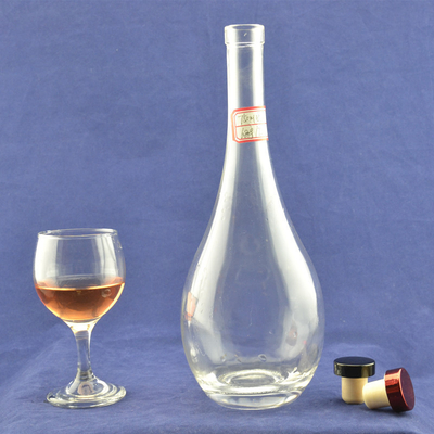 500 ml 750 ml γυάλινη βότκα μπουκάλια ουίσκι υλικό γυαλί Super Flint και επίπεδη βάση σχεδιασμό