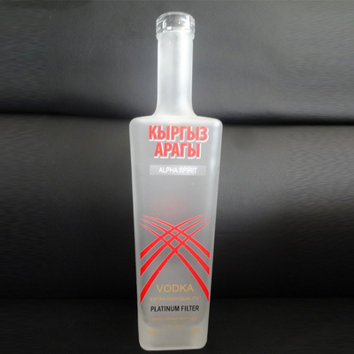 Βάλα γυαλιού χαρακτικής για 500ml 700ml χωρητικότητα ιδιωτική ετικέτα Spray Vodka Liquor