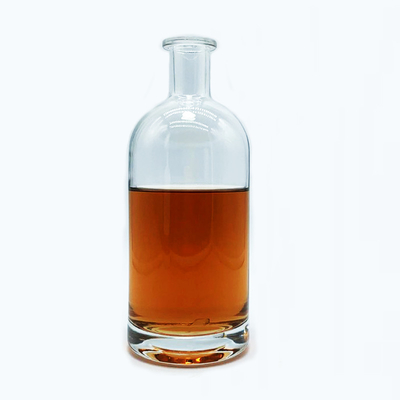 700 ml μπουκάλι γυαλιού μοναδικού σχήματος για υλικό γυαλιού XO/Brandy Super Flint και καπάκι Crown