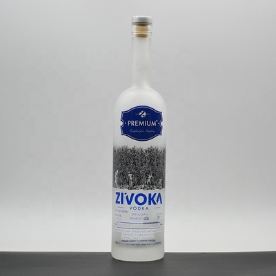 700 ml μπουκάλι γυαλιού μοναδικού σχήματος για υλικό γυαλιού XO/Brandy Super Flint και καπάκι Crown
