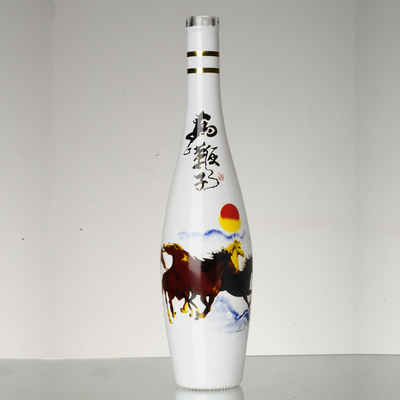 Υλικό Super Flint Glass 750ml μπουκάλια από γυαλί βότκα προσαρμοσμένα για το Shandong Yuncheng