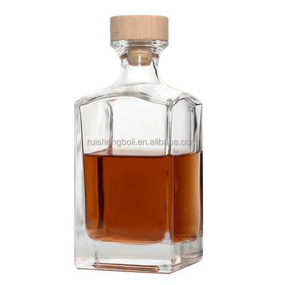 Επεξεργασία επιφάνειας 750 ml Βότκα Ουίσκι Λικέρ Πνευματώδη Αλκοόλ Μπουκάλια γυαλιού