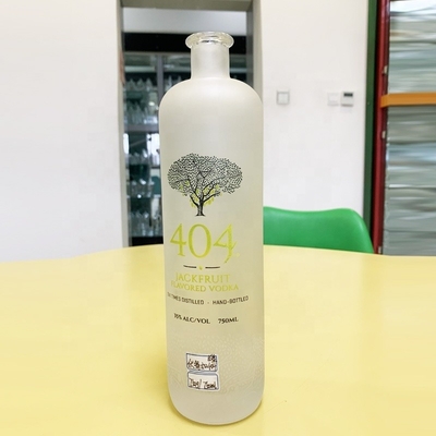 Επεξεργασία επιφάνειας 750 ml Βότκα Ουίσκι Λικέρ Πνευματώδη Αλκοόλ Μπουκάλια γυαλιού