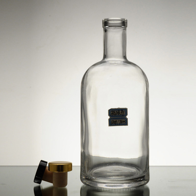 Επεξεργασία επιφάνειας 750 ml Βότκα Ουίσκι Λικέρ Πνευματώδη Αλκοόλ Μπουκάλια γυαλιού