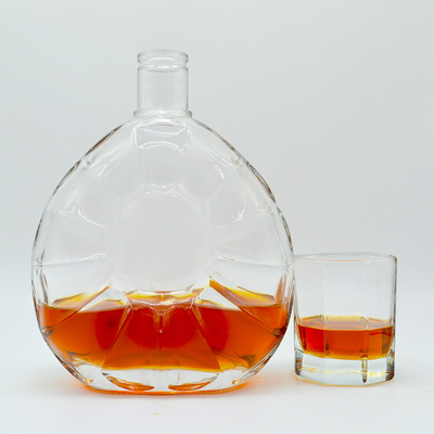 70cl παγωμένα Custom Tequila Vodka γυάλινα μπουκάλια για οινοπνευματώδη αλκοόλ
