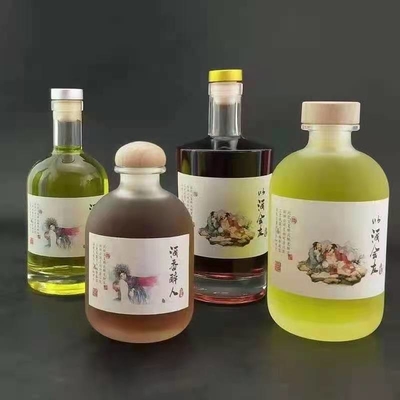 Super Flint Glass 250ml 300ml 350ml 750ml 1l Πραγματικά γυάλινα μπουκάλια με τεκίλα