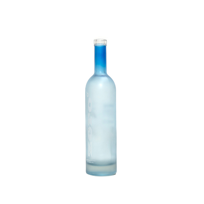 250ml 500ml 16oz Μαύρα Ματ Σκοτεινά μπουκάλια γυαλιού της Βοστώνης για ποτά Βότκα Ελαιόλαδο