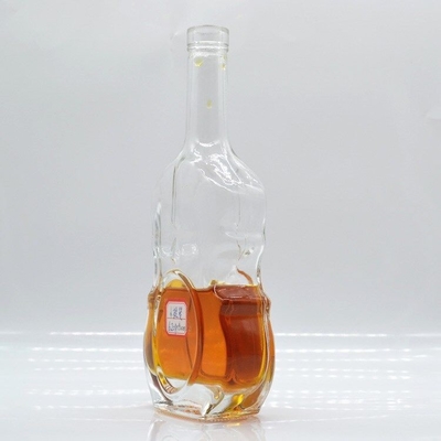 Μεγάλη Καλή 700ml 750g Διαφανή γυάλινη συσκευασία για ειδικό σχήμα μπουκάλι κρανίου βιολιού