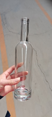Υλικό κολάρου Super Flint Glass 750 ml Whiskey Vodka Φιάλες με λάδι με φελλό