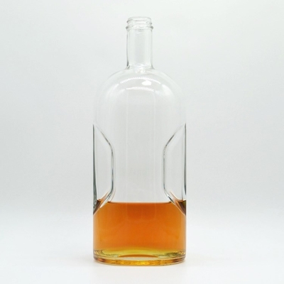 750 ml γυάλινο μπουκάλι για οινοπνευματώδη άδειο τζιν ανακυκλωμένο ρούμι ουίσκι βότκα OEM / ODM αποδεκτό