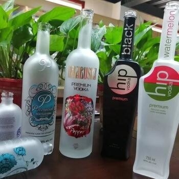 500 ml 750 ml 1000 ml Super Flint γυάλινο μπουκάλι για βιομηχανική βότκα Ουίσκι Ρουμ Τζιν Λικέρ