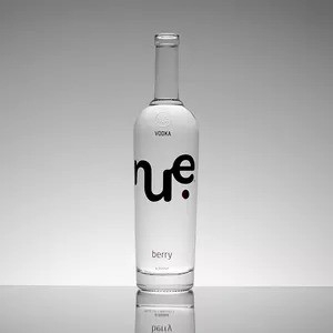 500 ml 750 ml 1000 ml Super Flint γυάλινο μπουκάλι για βιομηχανική βότκα Ουίσκι Ρουμ Τζιν Λικέρ