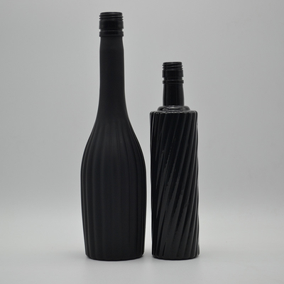 375ml 750ml Προσαρμοσμένο παγωμένο γυάλινο μπουκάλι κρασιού με πληρωμή T / T και περισσότερα χαρακτηριστικά