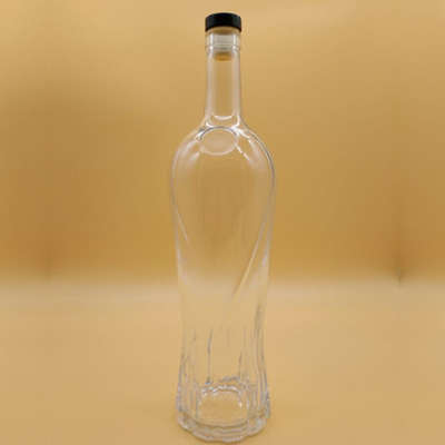 Ετικέτα Ετικέτα Προσαρμοσμένο 350ml 500ml 700ml 750ml 1000ml γυάλινο μπουκάλι για ρούμι Βότκα Ουίσκι Τζιν