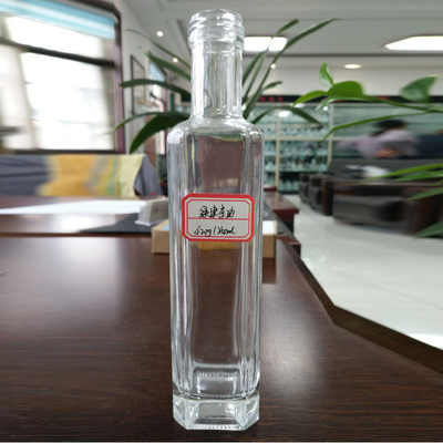 375 ml γυάλινο μπουκάλι για θερμή σφραγίδα Icewine Rum Brandy ποτά και κρύα ποτά