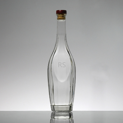 375 ml Cork Top Caps Plush Red Wine Glass Bottles Made Of Super Flint Glass For Benefit (Βράβια από φελλό για την παροχή χρημάτων)