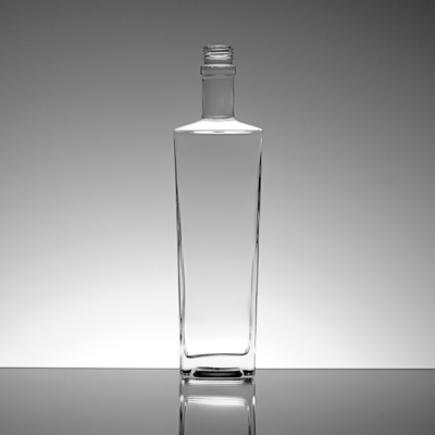 750 ml 700 ml Clear Cork Top Spirit Wine Glass Flask με υλικό Super Flint Glass