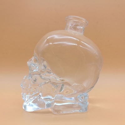 Τύπος σφραγίσματος SCREW CAP Super Flint Glass Skull Whiskey Bottle Βασικό υλικό