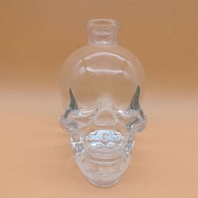 Τύπος σφραγίσματος SCREW CAP Super Flint Glass Skull Whiskey Bottle Βασικό υλικό