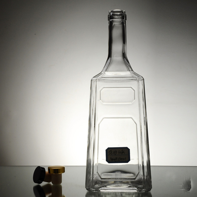 350 ml 550 ml 750 ml κενό γυάλινο μπουκάλι για βότκα ουίσκι κόκκινο κρασί