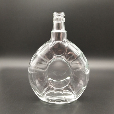 Υλικό Super Flint Glass 700ml 750ml 1 λίτρο μπουκάλι βότκας με πρότυπο CE