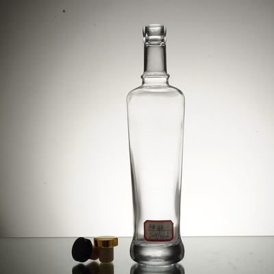 Υλικό Super Flint Glass 500ml 700ml 750ml Άδειο μπουκάλι ρούμι καθαρού αλκοόλ για ποτά