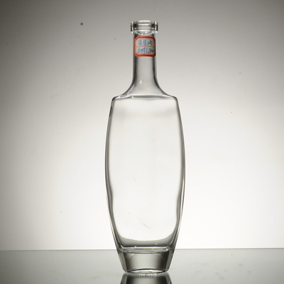 Υλικό Super Flint Glass 500ml 700ml 750ml Άδειο μπουκάλι ρούμι καθαρού αλκοόλ για ποτά