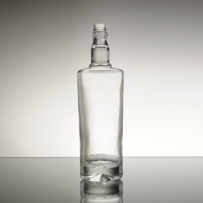 Υλικό Super Flint Glass 500ml 700ml 750ml Άδειο μπουκάλι ρούμι καθαρού αλκοόλ για ποτά