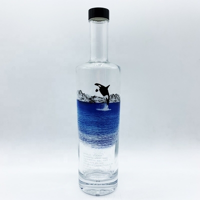 375ml 500ml 700ml 750ml Custom Decoration Vodka Bottle with Cork Caps from OEM/ODM (Παρασκευαστική συσκευή)