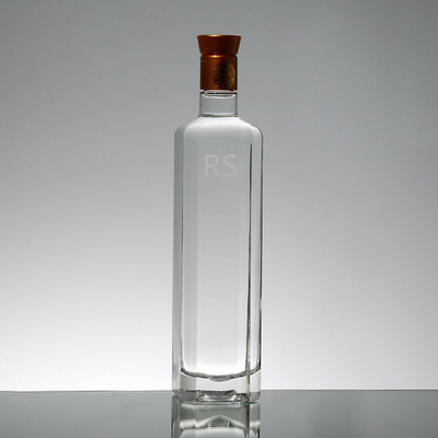 Φλίντ Βότκα Ουίσκι Κόρκ Καπάκι 750 ml γυάλινο μπουκάλι ουίσκι με υλικό βάσης κόρκου