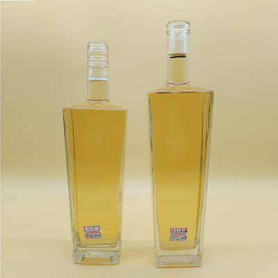 Υλικό Super Flint Glass 750 ml γυάλινο μπουκάλι τζιν για την παραγωγή οινοπνεύματος