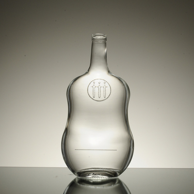 500 ml χειρισμός επιφάνειας πάγου σχήμα πεταλούδας μπουκάλι γυαλιού ουίσκι για συσκευασία βότκας