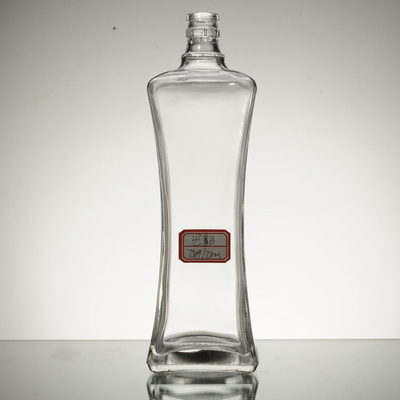 500 ml χειρισμός επιφάνειας πάγου σχήμα πεταλούδας μπουκάλι γυαλιού ουίσκι για συσκευασία βότκας