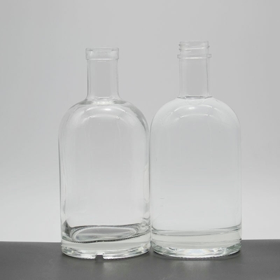 Κλείδωμα μπουκαλιών 700ml Ουίσκι Διαυγές κενά γυάλινα μπουκάλια για κρασί OEM/ODM Καλώς ήρθατε