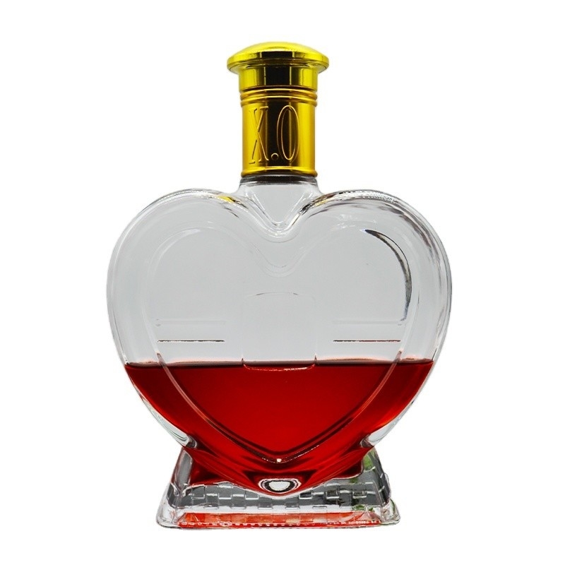 375ml 500ml 700ml Extra Flint Glass Flasks για οινοπνευματώδη ποτά Brandy Rum Tequila Brands