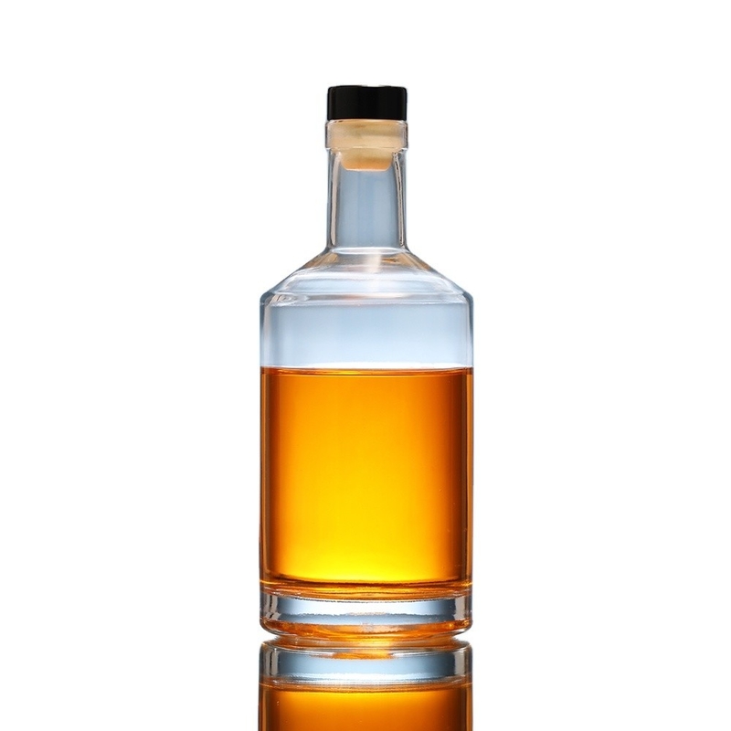 500 ml/650 ml/700 ml/750 ml/800 ml/Επεξεργασμένη γυάλινη φιάλη ουίσκι για βότκα τζιν και κρασί φρούτων