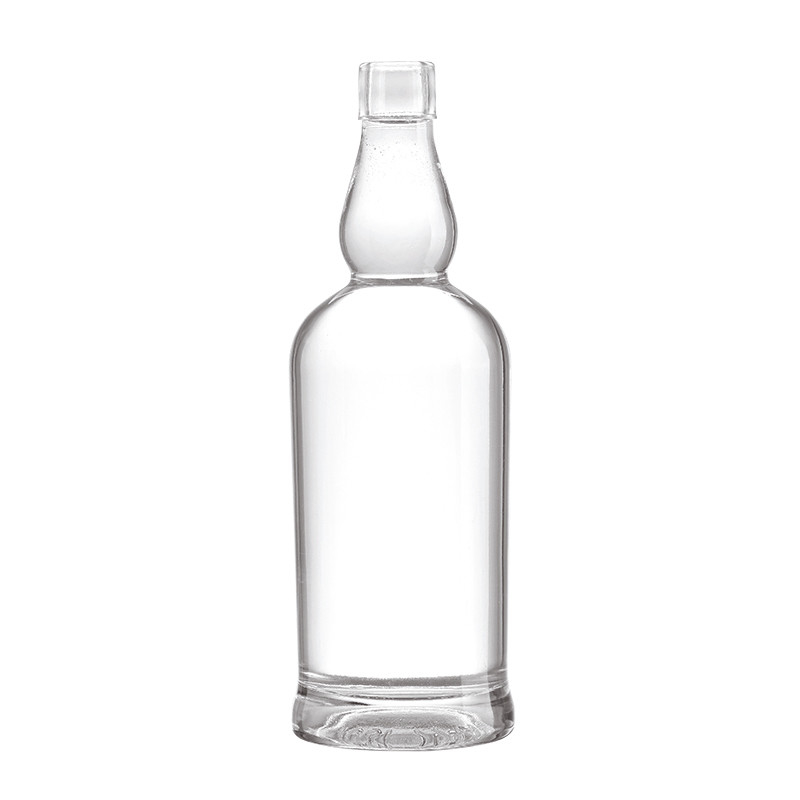 Υλικό γυαλιού Super Flint Dark Square Μπουκάλια Λικέρ για OEM/ODM 200ml 500ml 750ml 1L
