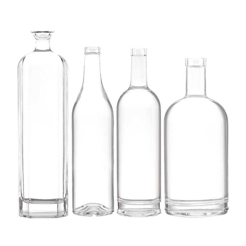 100Ml 375Ml 500Ml 700Ml 750Ml Custom Shape Clear Glass Bottle για τα ενεργειακά ποτά