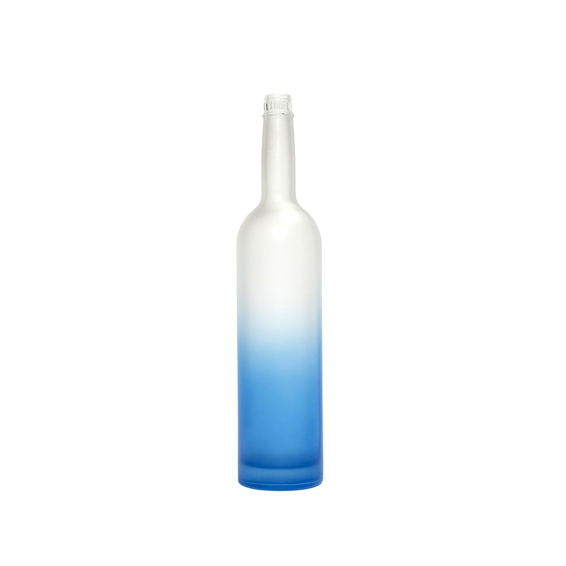 Σούπερ Φλιντ γυαλί Custom 750ml Διαυγές παγωμένο άδειο γυαλί Βότκα μπουκάλι ποτό σχήμα μπουκάλι κρασί