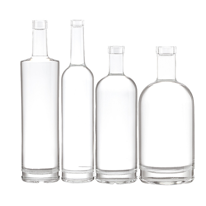 700 ml 200 ml 500 ml 1 λίτρο γυάλινο καπάκι Βότκα μπουκάλια μπράντυ για αποθήκευση σαμπάνιας