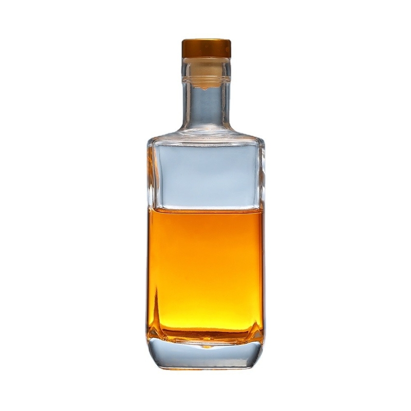 375ml 500ml 750ml Βότκα Ουίσκι Λικέρ Φιαλάκι με φελλό Κατασκευασμένο από εξαιρετικά λευκό υλικό