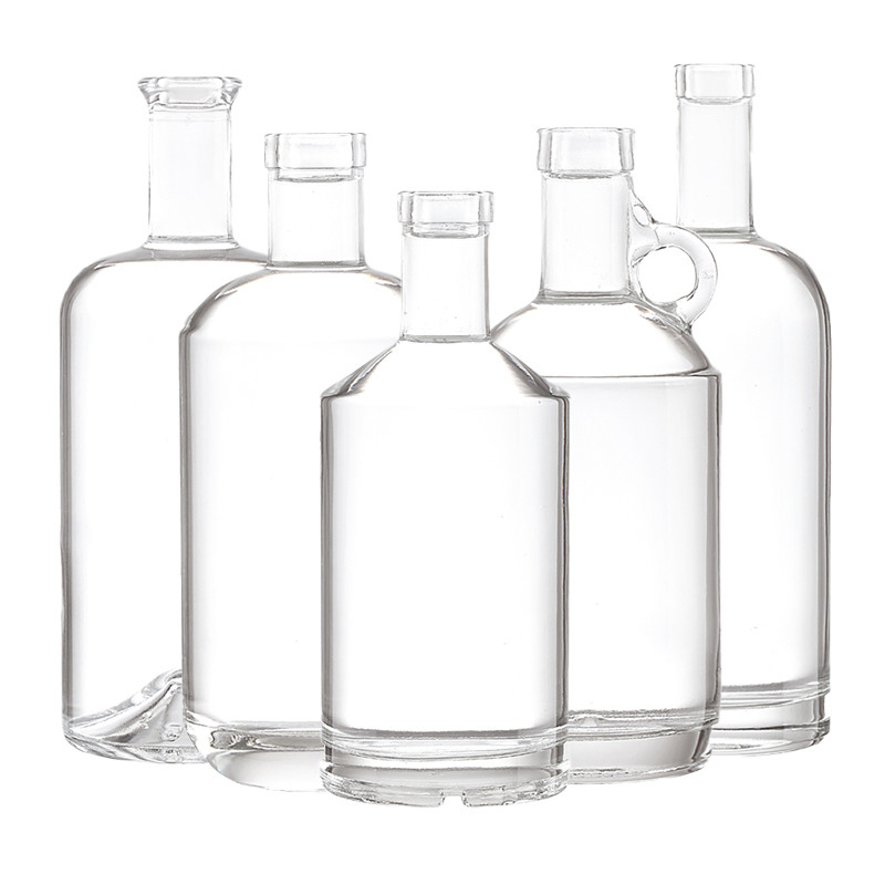 500 ml 750 ml υλικό Super Flint Glass άδεια γυάλινα μπουκάλια κρασιού για ποτά