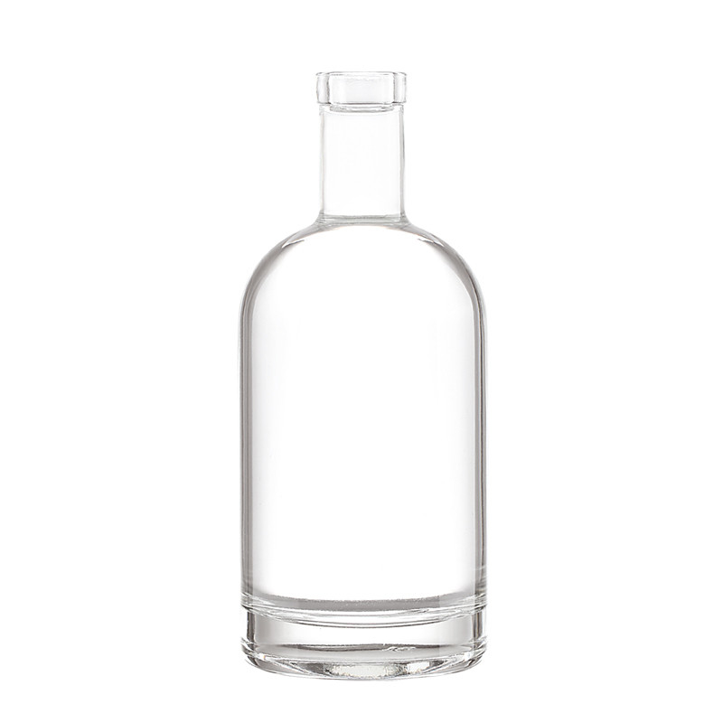 Super Flint Glass 750ml μπουκάλι για ποτά 500ml Brandy Spirit Liquor και 375ml Βότκα