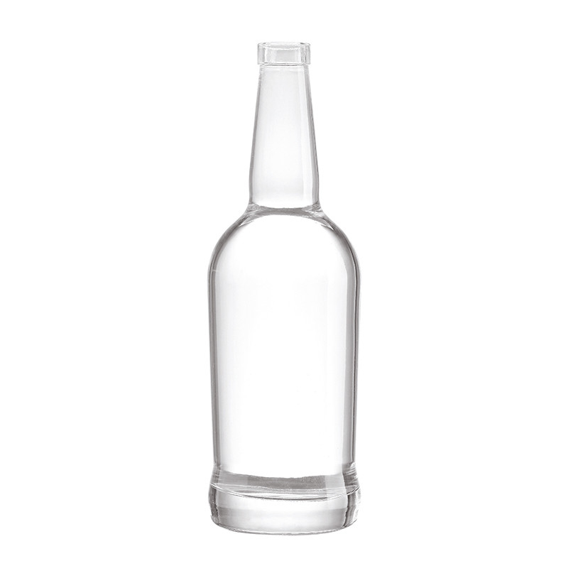 500 ml 700 ml 750 ml τετραγωνικό μπουκάλι βότκας σε υλικό γυαλιού Super Flint για μεταλλικό νερό