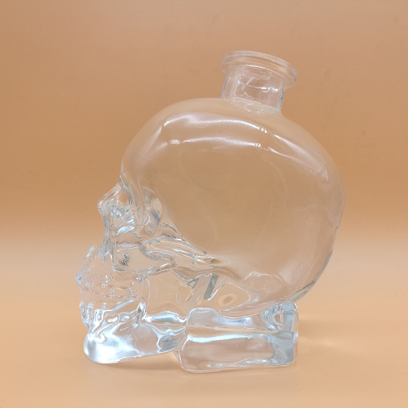 Επεξεργασία επιφάνειας ντεκάλ Custom Design 750ml γυάλινο μπουκάλι για ποτό ουίσκι τζιν βότκα