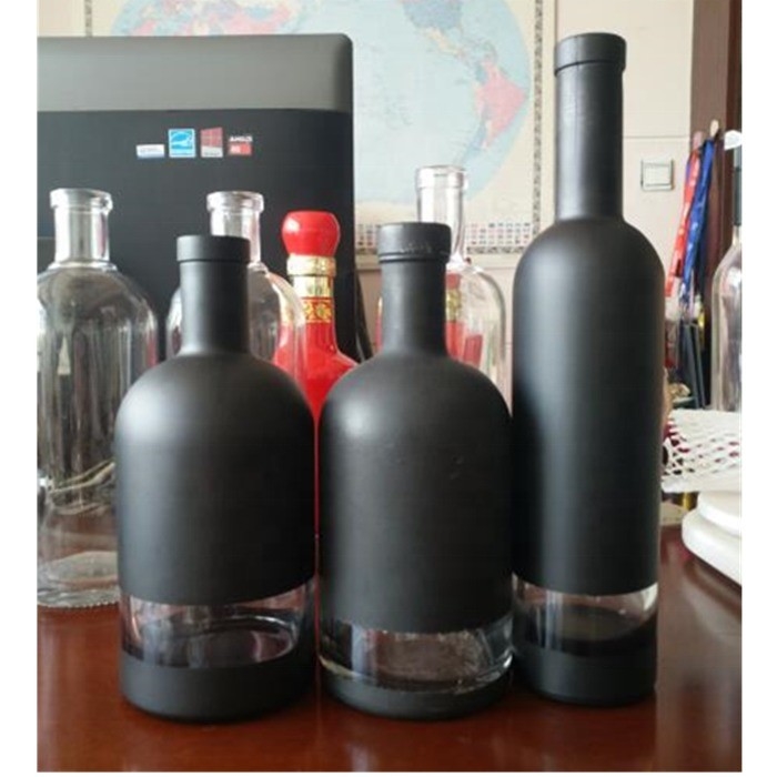 Βάλα γυαλιού χαρακτικής για 500ml 700ml χωρητικότητα ιδιωτική ετικέτα Spray Vodka Liquor