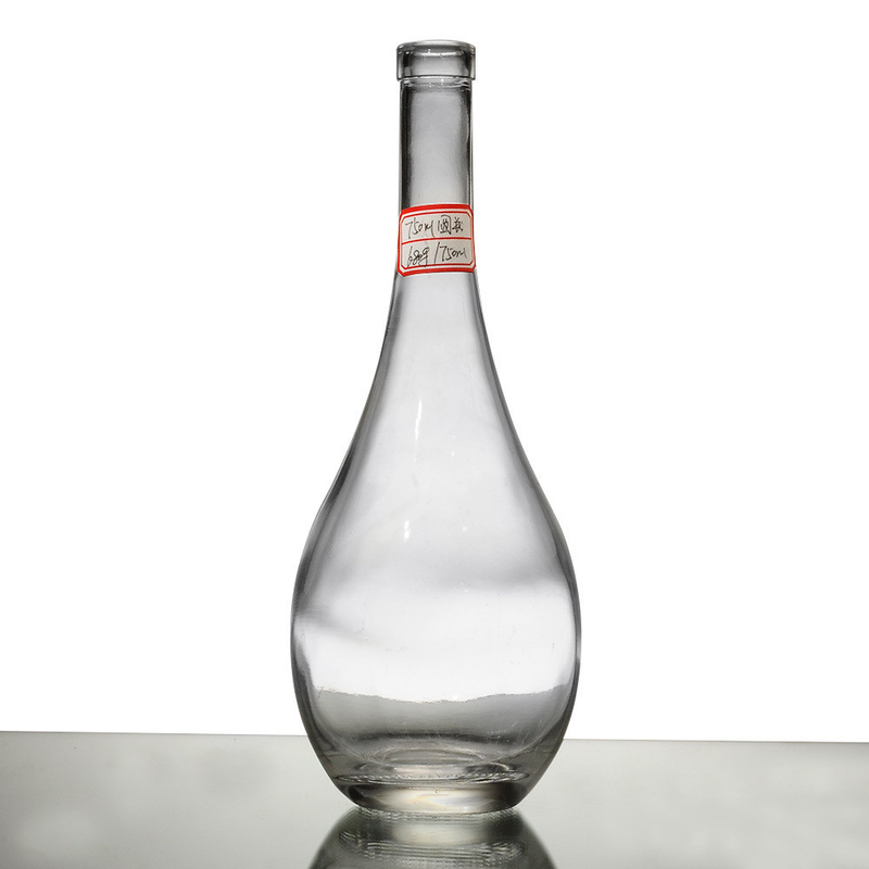 Προσαρμοσμένο 500ml 750ml 1L μπουκάλι από γυαλί με υλικό Super Flint Glass