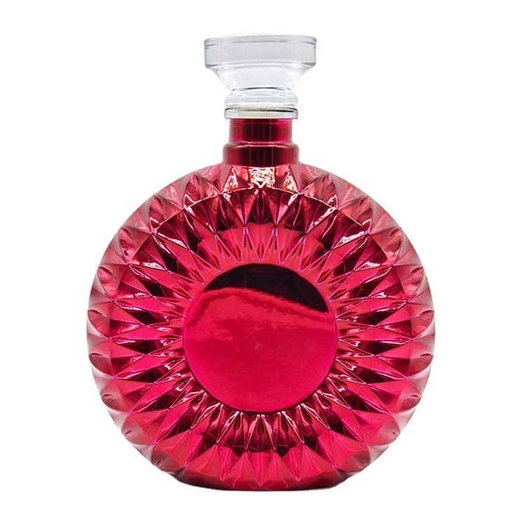 Super Flint 500ml 700ml 750ml Brandy Liquor γυάλινα μπουκάλια κρασιού με και Fashion Design