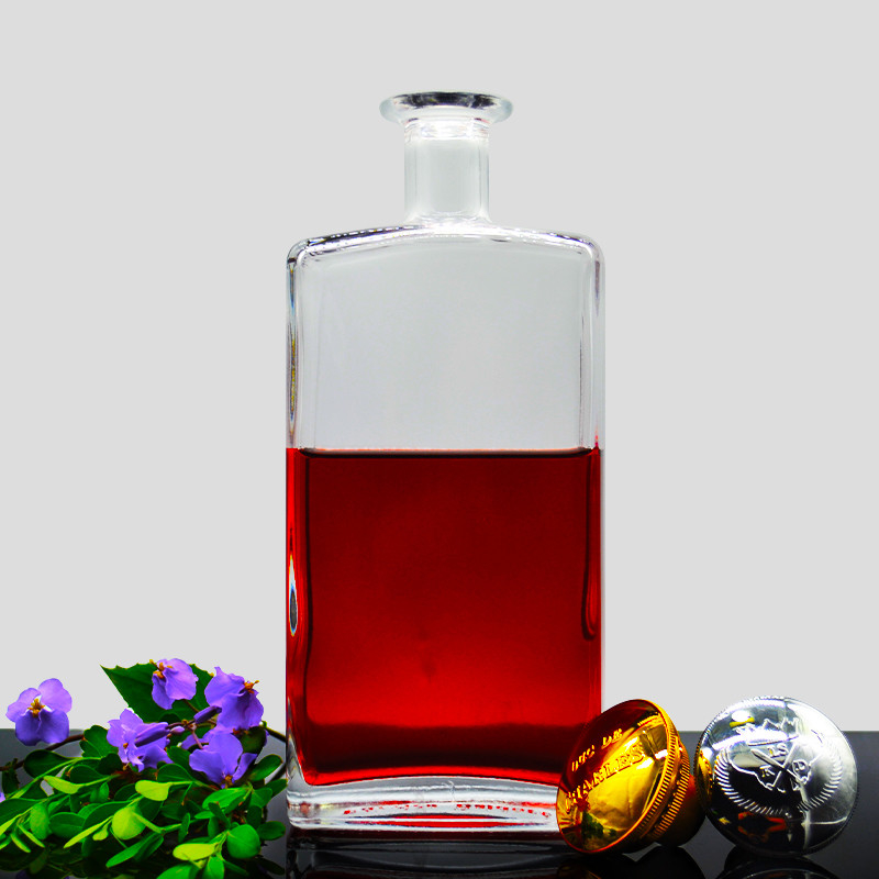 Υλικό Super Flint Glass 500ml 750ml 1000ml Βότκα γυάλινο μπουκάλι τζιν μπουκάλι για σας