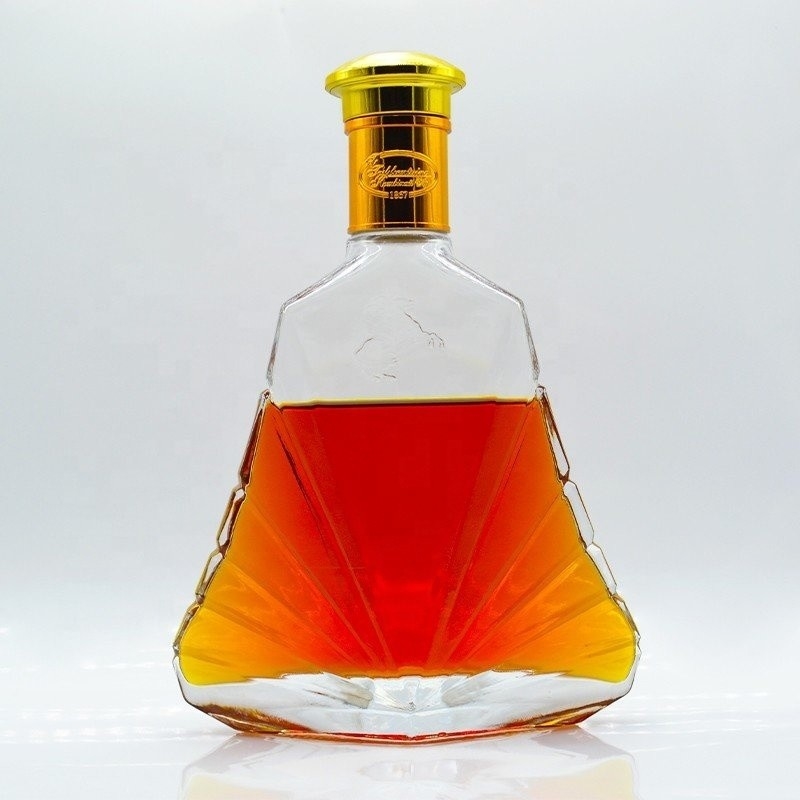 Μπουκάλια Μπράντυ Custom Design κενό μπουκάλι για 750ml βούτυρο μπουκάλι βότκα